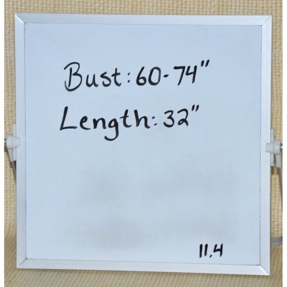 Catherines Watercolor Floral Blouse Size 3X 26W V-Neck 3/4 Sleeve Stretch Office - Picture 9 of 9